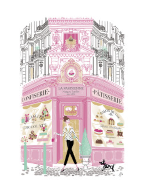 Torchons & Bouchons Tea Towel Pastry Shop