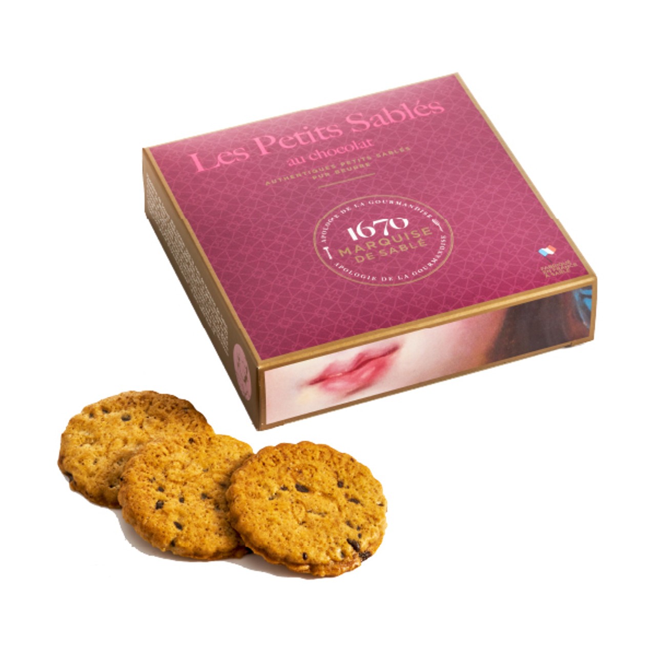 La Sablesienne Shortbread Cookies with Chocolate Chip 3.5oz