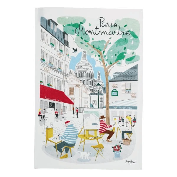 Torchons & Bouchons Tea Towel Paris Montmartre