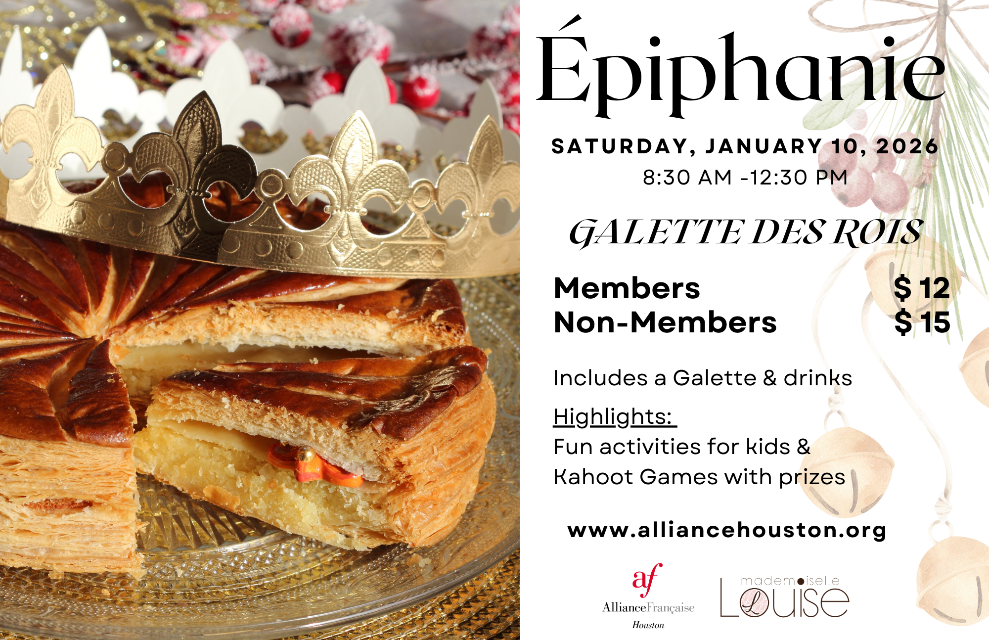 L’Épiphanie à l’Alliance Française de Houston