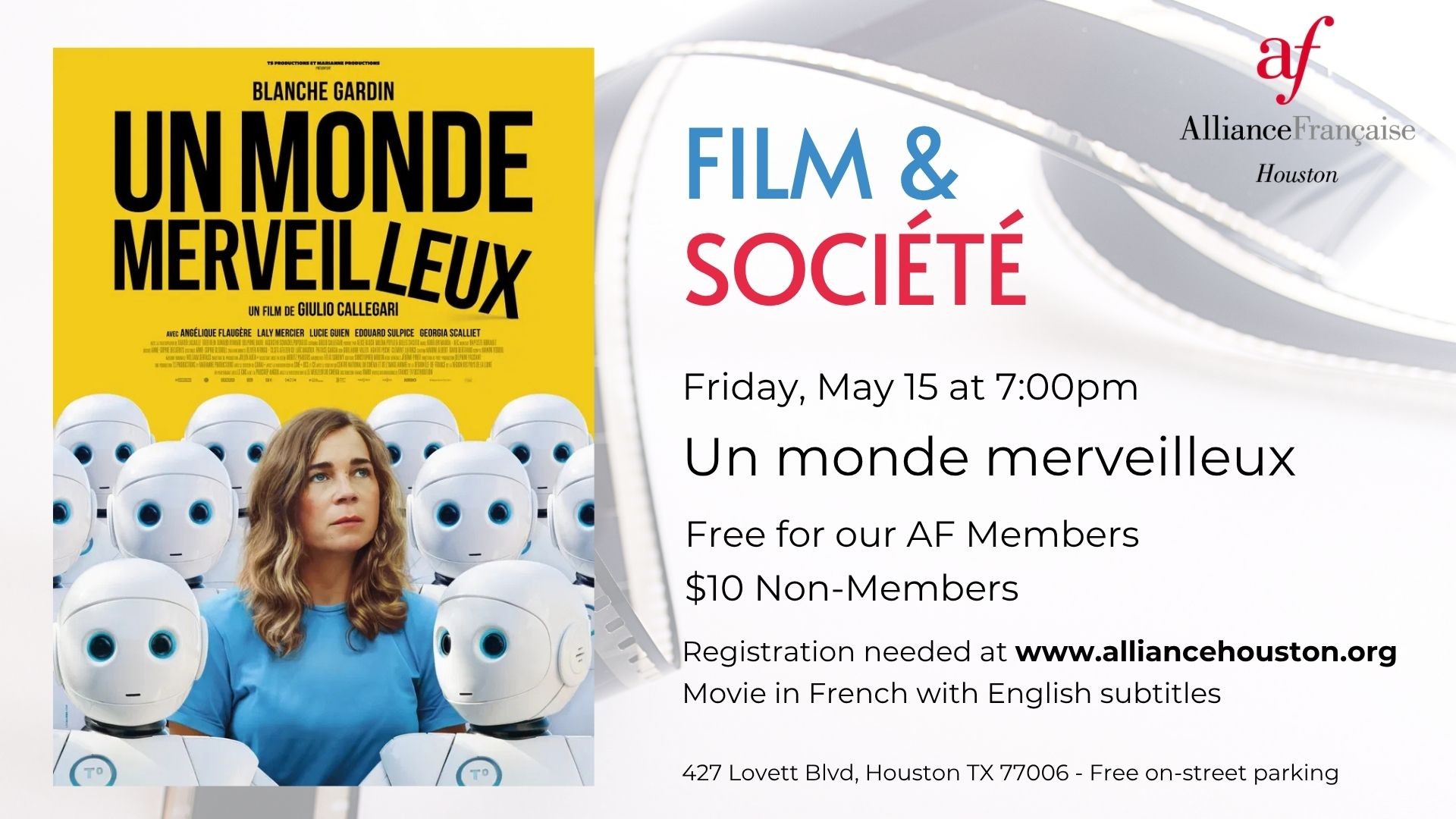 Séance ciné de mai - May Movie Night