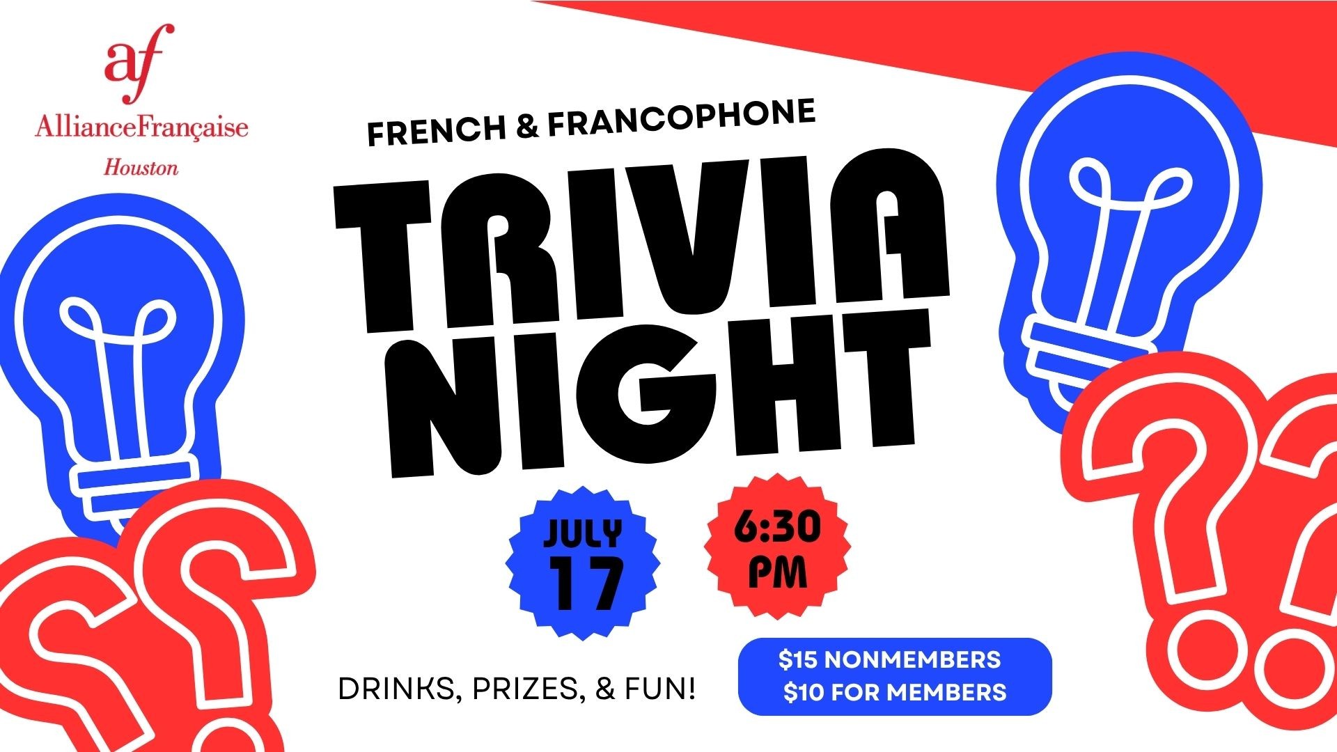 French & Francophone Trivia Night