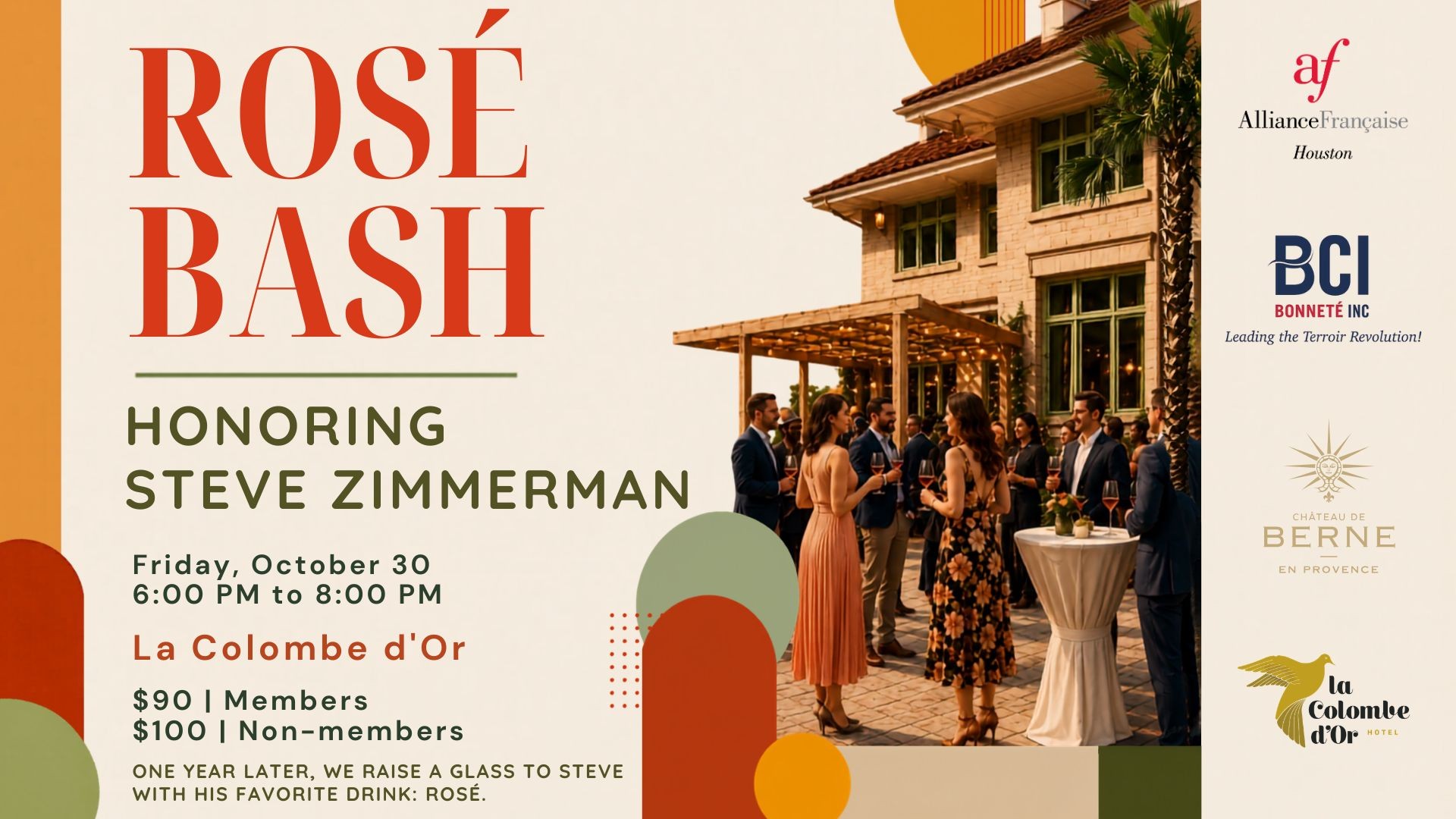 Rosé Bash | Honoring the Legacy of Steve Zimmerman