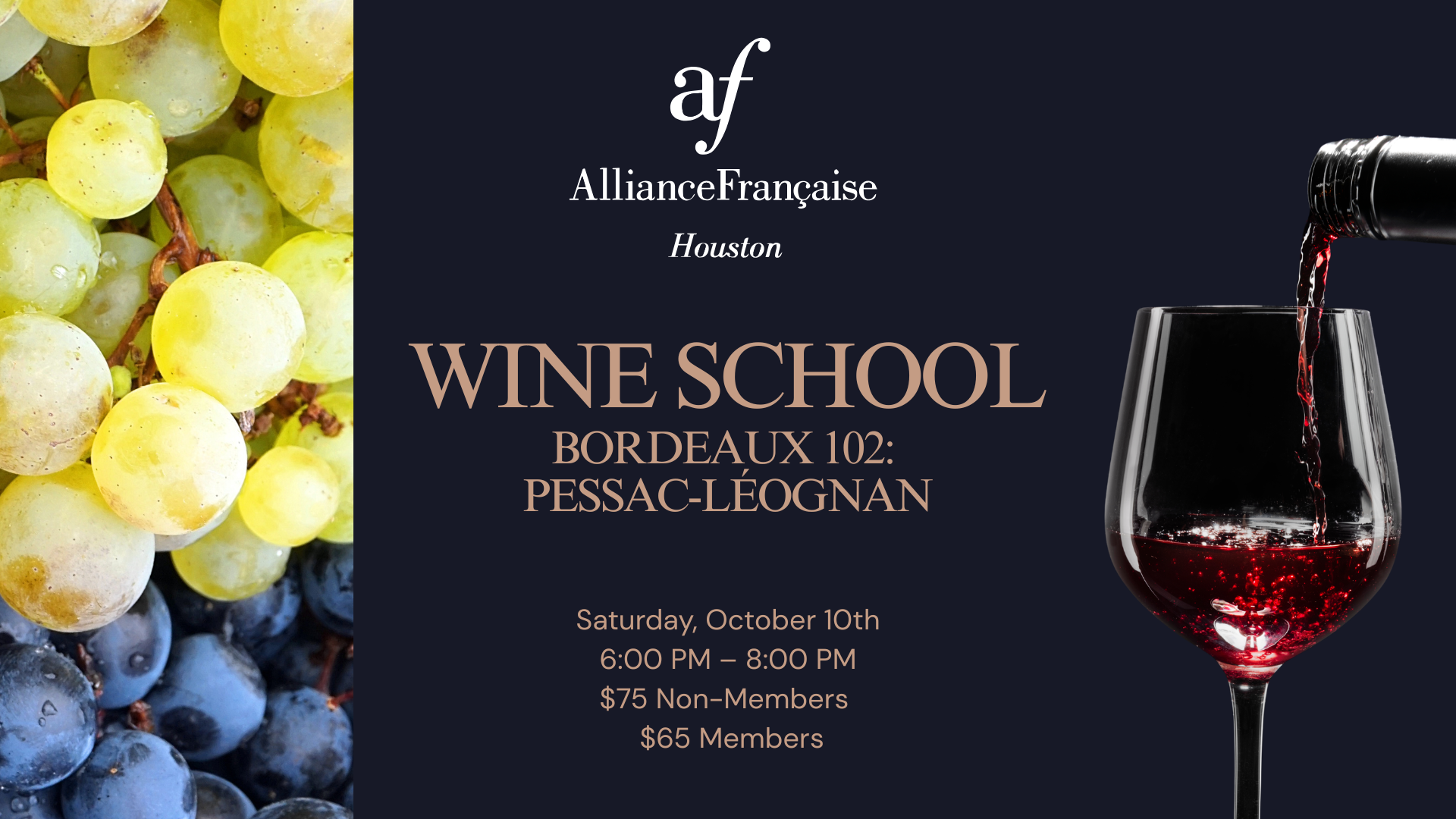 Alliance Française Wine School - Bordeaux 102:  Pessac-Léognan