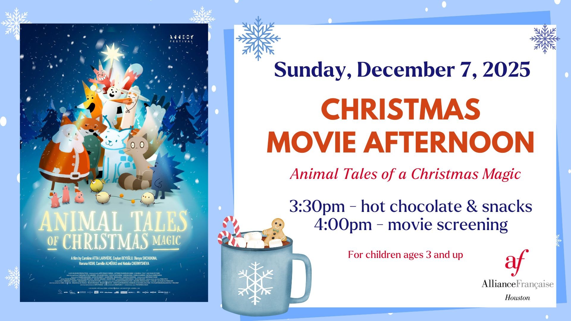 Christmas Movie Afternoon: Le grand Noël des animaux