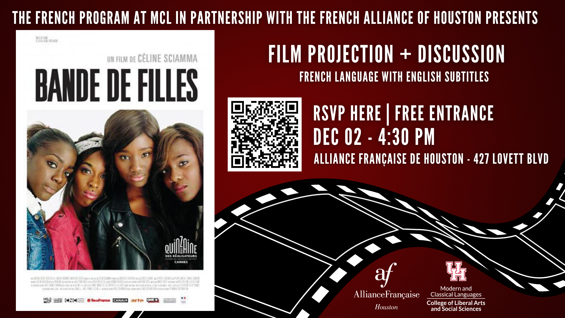 Film & Discussion: Bande de Filles